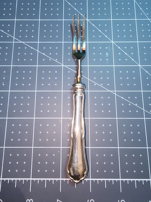 Hermann Goering  WW2 Wedding pattern 800 Silver fork gold wash tines.