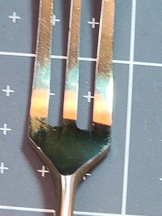 Hermann Goering  WW2 Wedding pattern 800 Silver fork gold wash tines.