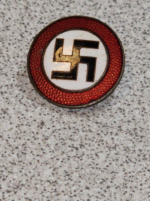 N.S.D.A.P.  Lapel pin 5/8 inch diameter