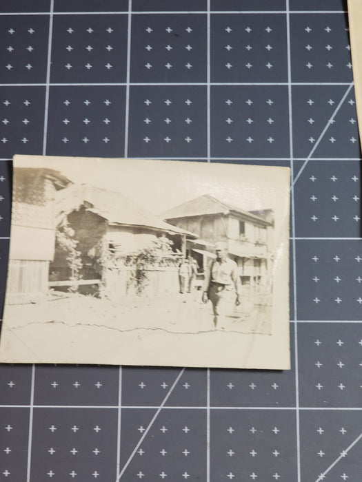 Set of 6 japanese photos WW2 5x6 to 2x3  2 marked joint intelligence