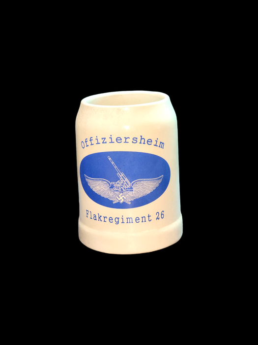 1939 German Beer Stein Offiziersheim Flakregiment  26