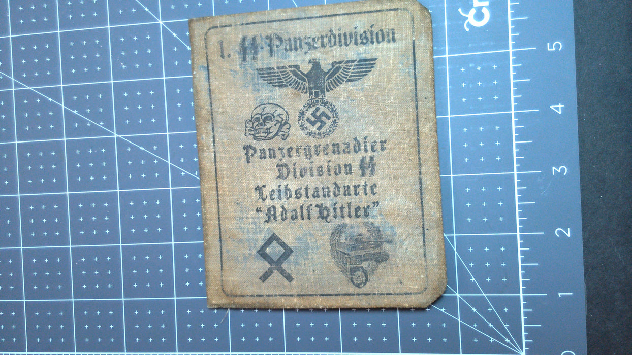 Panzerdivision SS Identidication