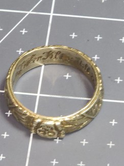 Henrich Himmler SS Honor Ring Inscribed