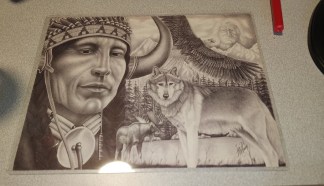 "Reviving Ancestral Spirit: A Masterpiece in Ink" 2005 'Prison Art"