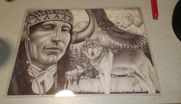 "Reviving Ancestral Spirit: A Masterpiece in Ink" 2005 'Prison Art"