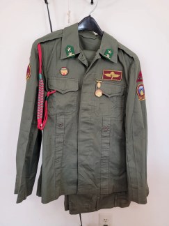 Vintage Iraqi Special Forces Green Republicans Guards Uniform Warren Officer's