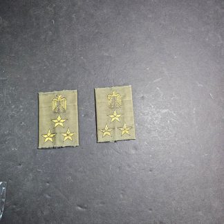 IRAQ-VINTAGE IRAQI BRIGADIER GENERAL GREEN SHOULDER BOARDS RANKS 1980's