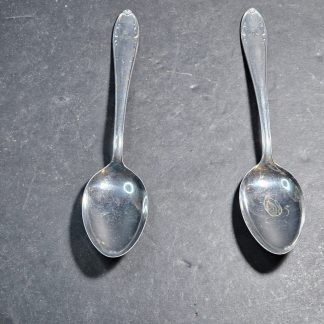 Third reich table spoons german eagle iconography 8"