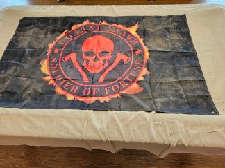 Flag of the Russian Army Trophy. War in Ukraine 58 x35