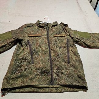 Trophy russian army uniform jacket with patches.