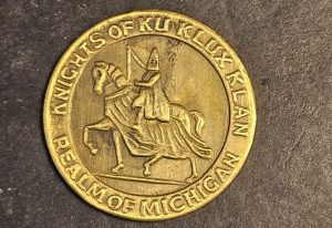 kkk klan token member in good standing 1919 Michigan Rare piece
