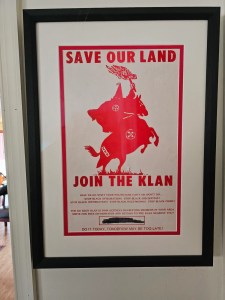 KKK Recrutment Poster Fern Green Kentucky/17×23