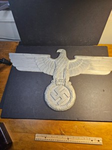 WW2 Railroadstation German egale/original/cast aluminim 27 “