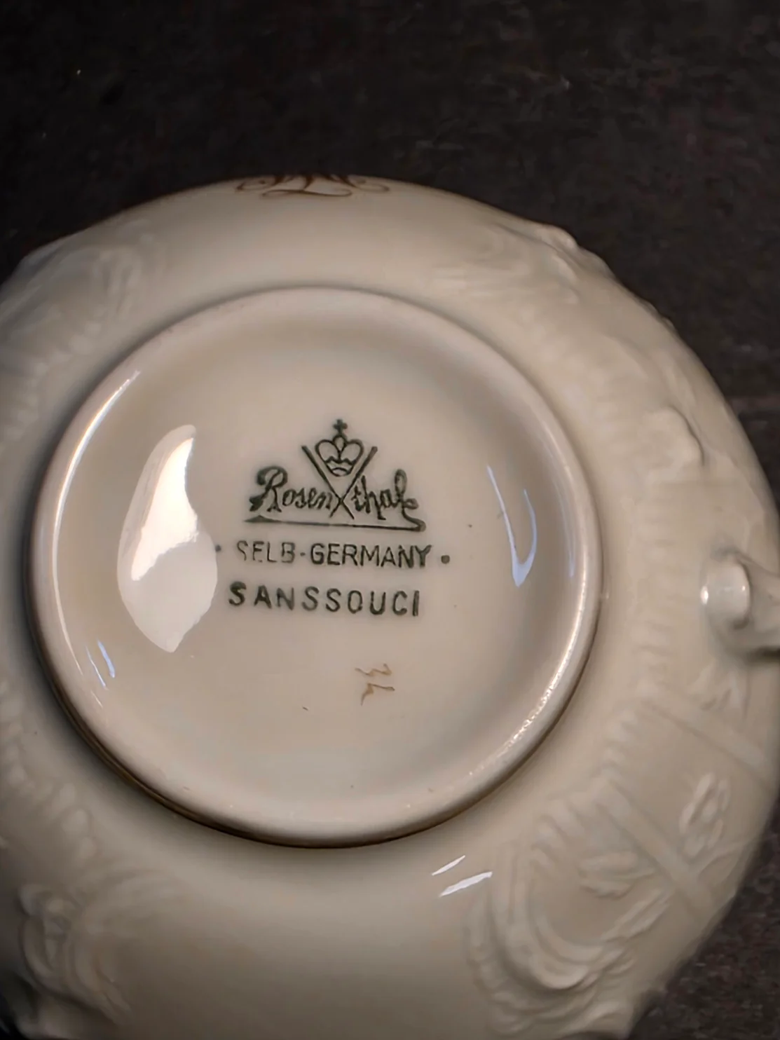 WW2 era VERY FINE German ELITE L.A.H. Bodyguard Regiment Demitass CUP by ROSENTAHL - Image 5