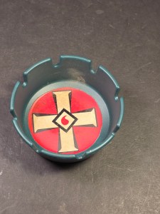 KKK Vintage GES-LINE Ambler PA Made in USA Maltese Cross Ashtray