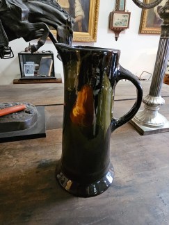 Antique Weller Pottery Louwelsa piture 12 " pear motif