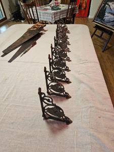 13 Horse shelf brackets 2000's/ cast iron/ solid/ for barn or home decor