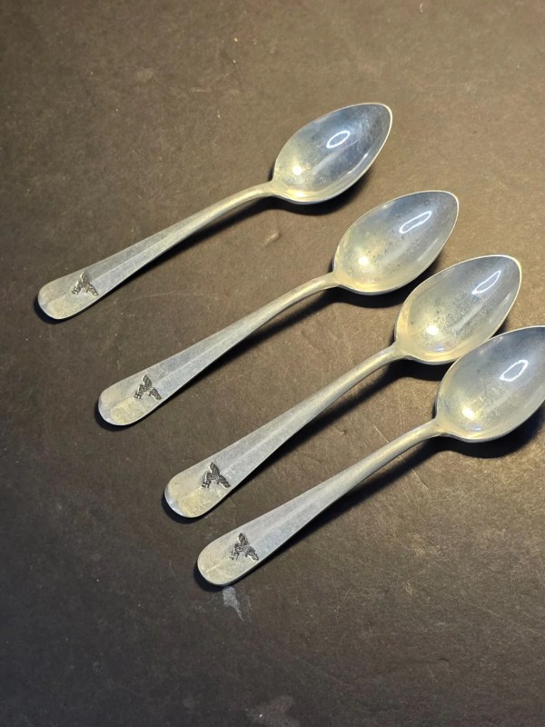 1 WWII German Luftwaffe Table Spoons F.L.U.V.