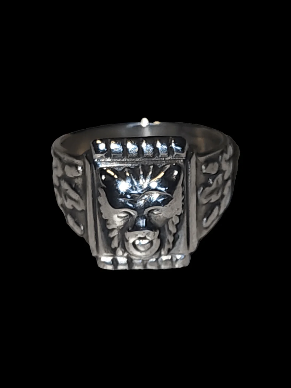 "Panzer Division Ring, with the inscription 'Jag.ABT 521', referring to the Panzerjäger (tank-hunter) battalion 521 of the German Wehrmacht