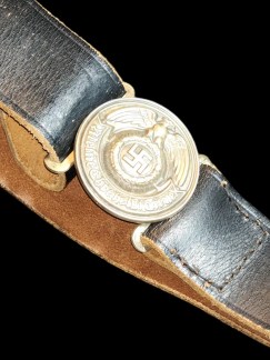 World War II Era Schutzstaffel (SS) Officer's Belt and Buckle