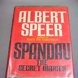 Title: WWII German Albert Speer's "Spandau: The Secret Diaries" with Funeral Notice & Personal Letters