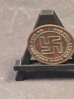 Vintage Wilkie's Shoe Store Trade Token - Swastika Good Luck Symbol (Pre-WWII)