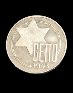 3 Mark 1943 "getto" coin Jewish 7/8 " diameter