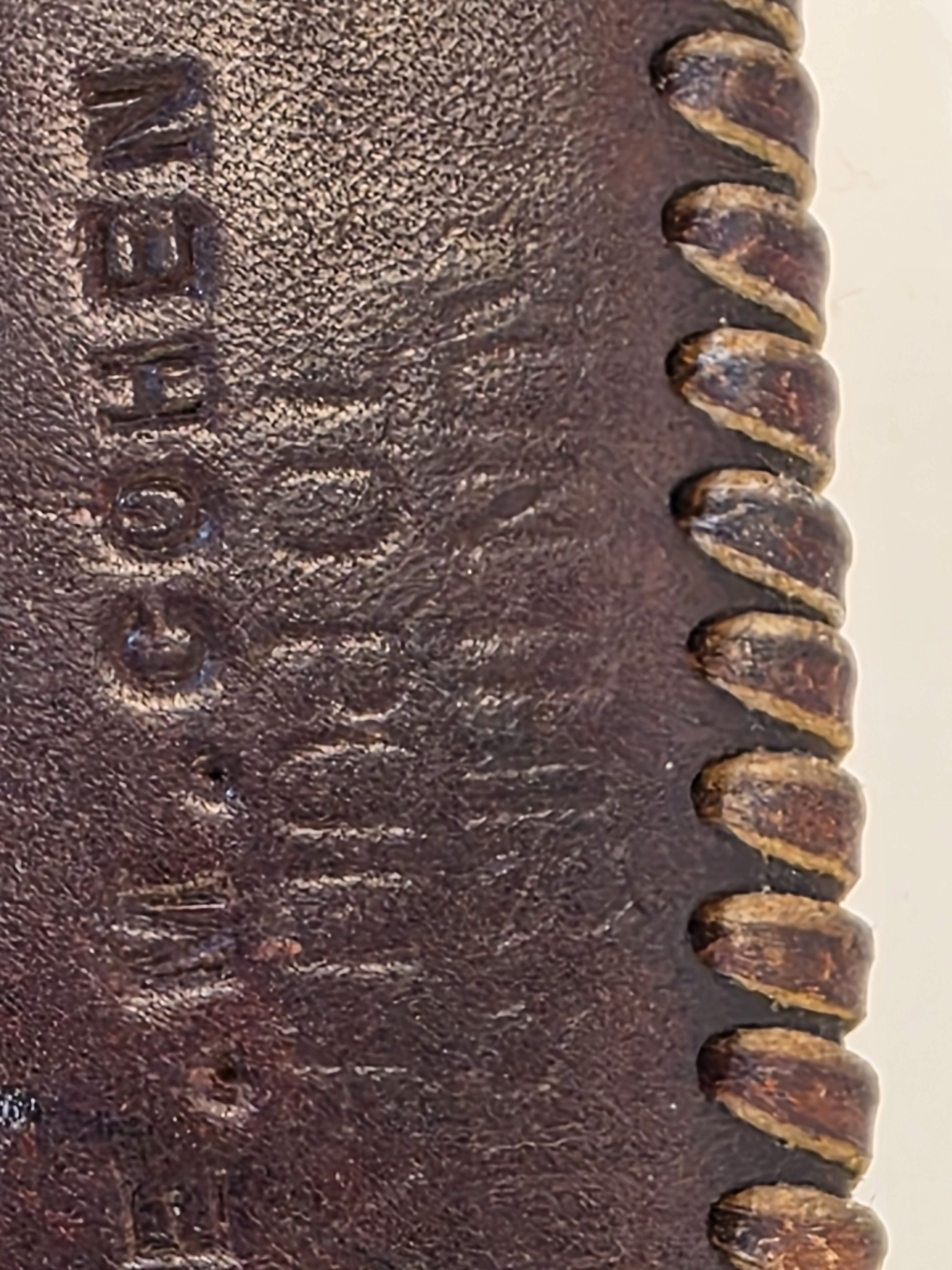 Original WWII Trench Art Knife with 1945 Dated Sheath - Image 6