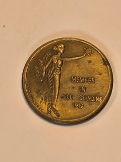 KKK 1916 Token 1.25 Diameter