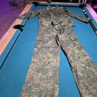 Vintage Russian Military Service Uniform Jacket with Officer Rank Epaulets