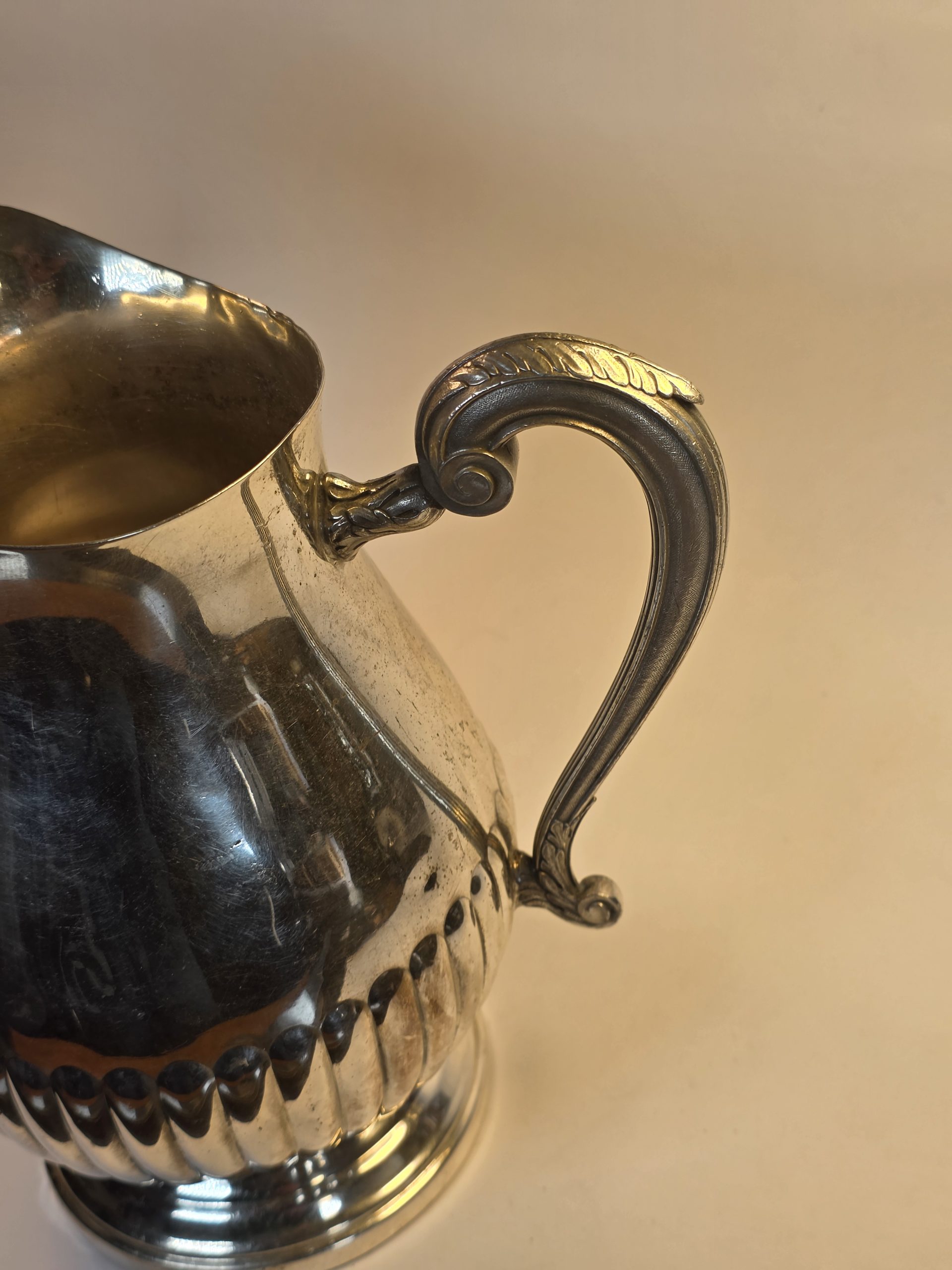 Christofle Saddam Hussein Palace Silver Plated water pitcher with Iraqi Eagle - Image 4