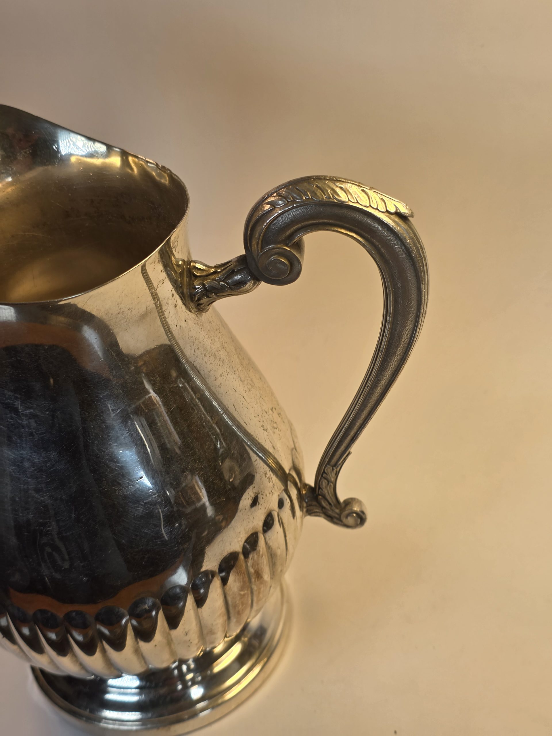 Christofle Saddam Hussein Palace Silver Plated water pitcher with Iraqi Eagle - Image 5