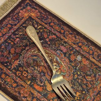 Saddam Hussein Official Palace Silver Roberts & Belk Fork — Eagle of Saladin