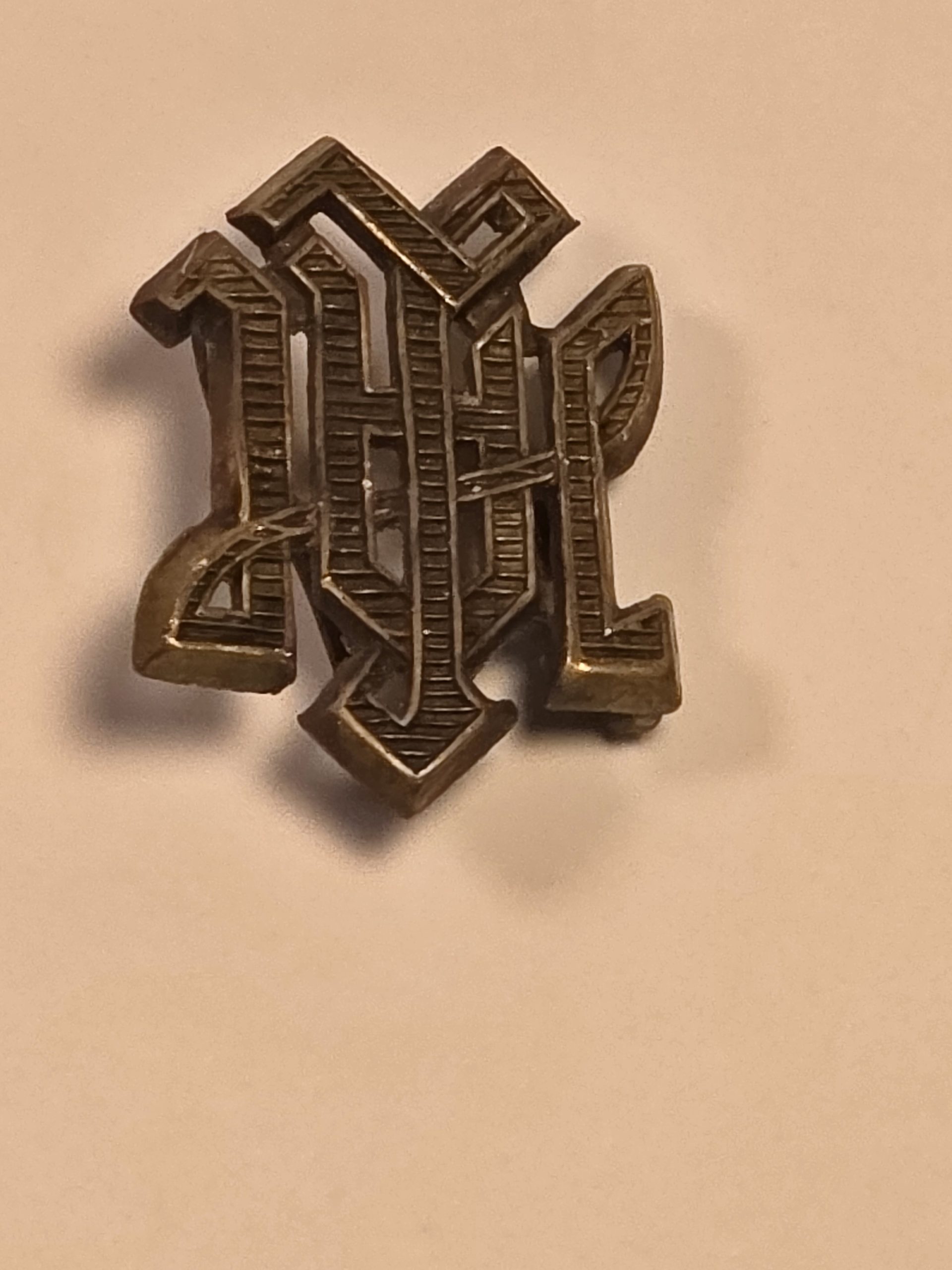 Authentic WW2 German LSSAH Shoulder Board Cipher - LAH Monogram Insignia - Rare Bodyguard Artifact - Image 2