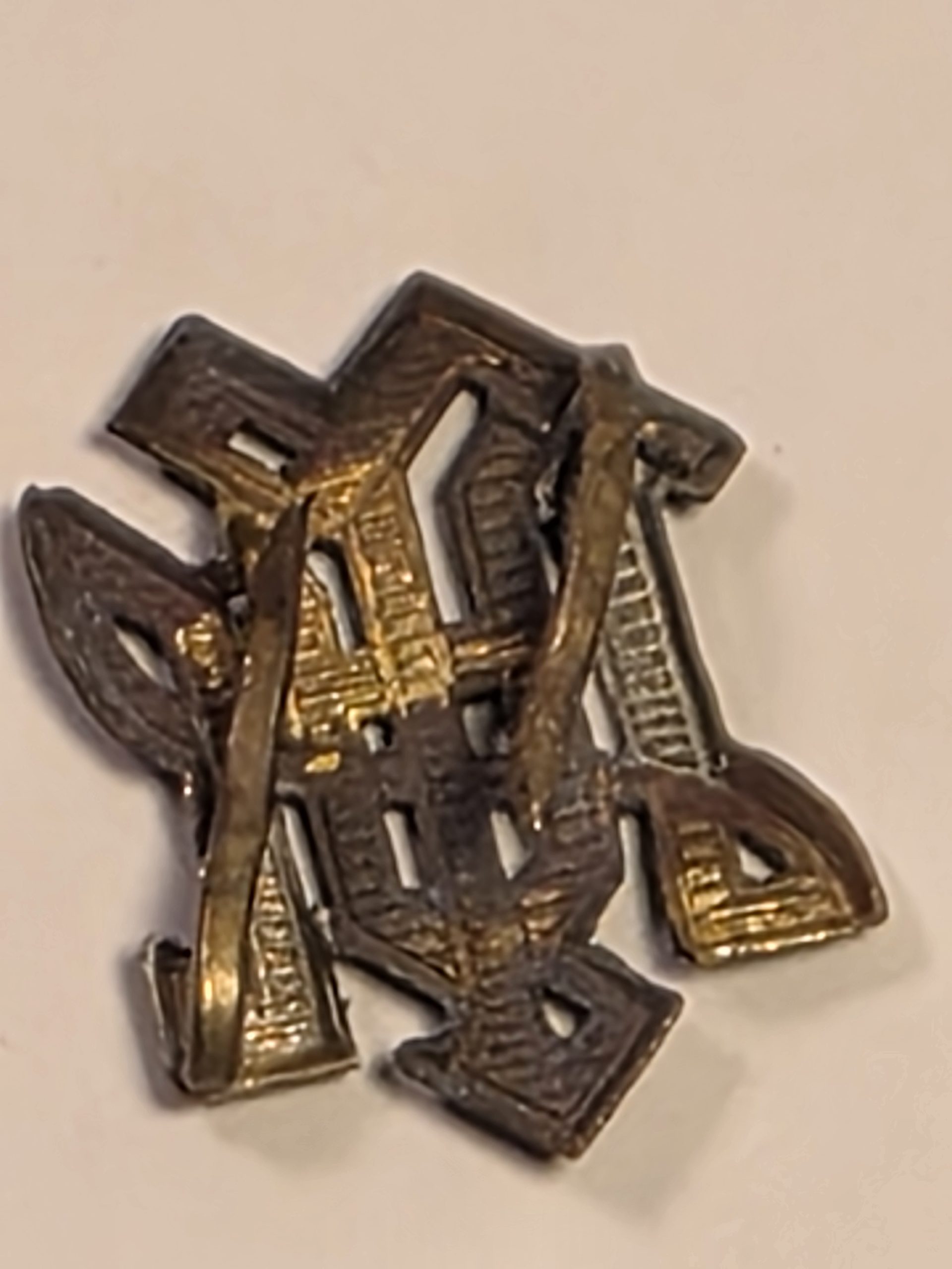 Authentic WW2 German LSSAH Shoulder Board Cipher - LAH Monogram Insignia - Rare Bodyguard Artifact - Image 5