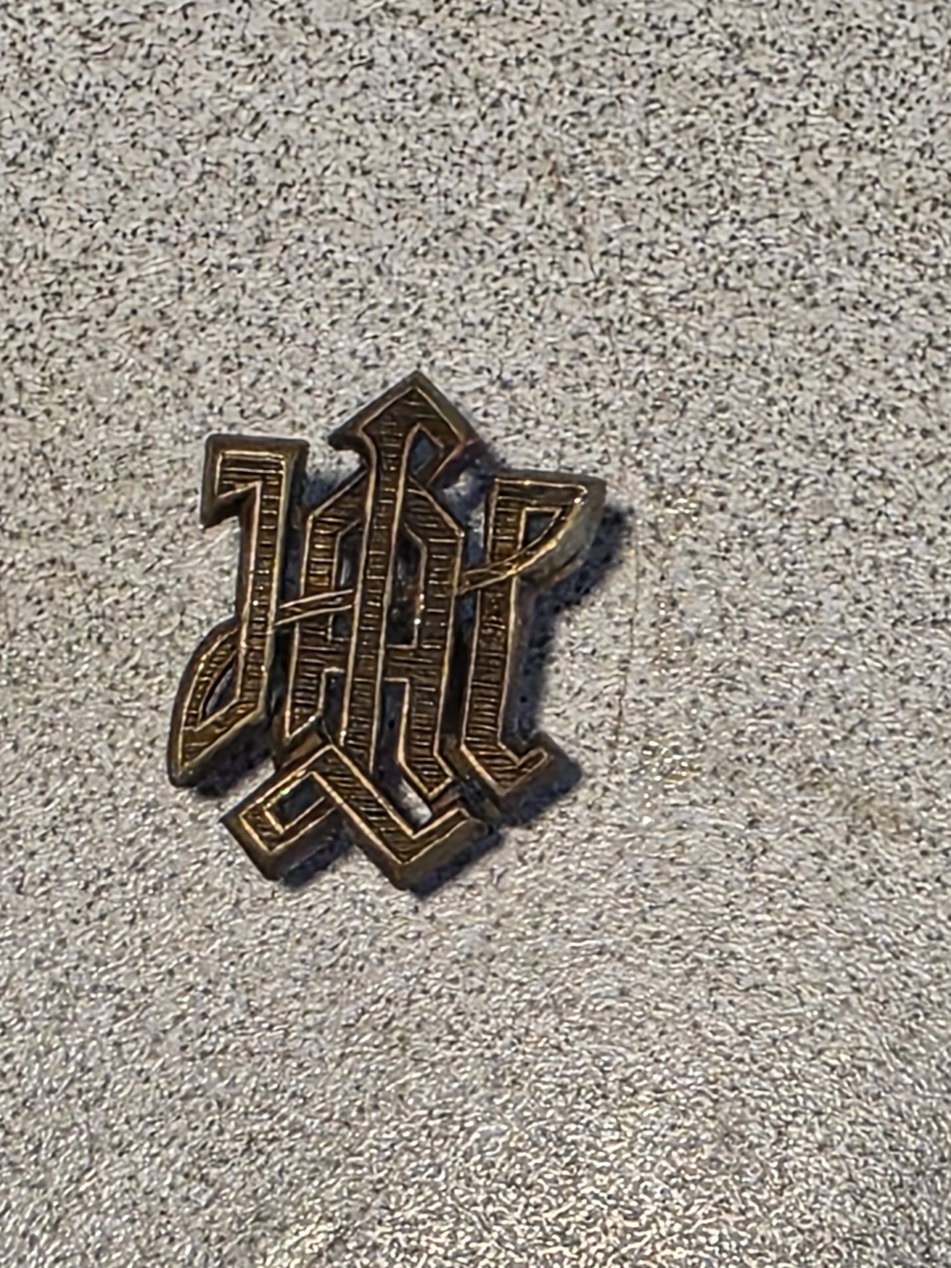 Authentic WW2 German LSSAH Shoulder Board Cipher - LAH Monogram Insignia - Rare Bodyguard Artifact - Image 7