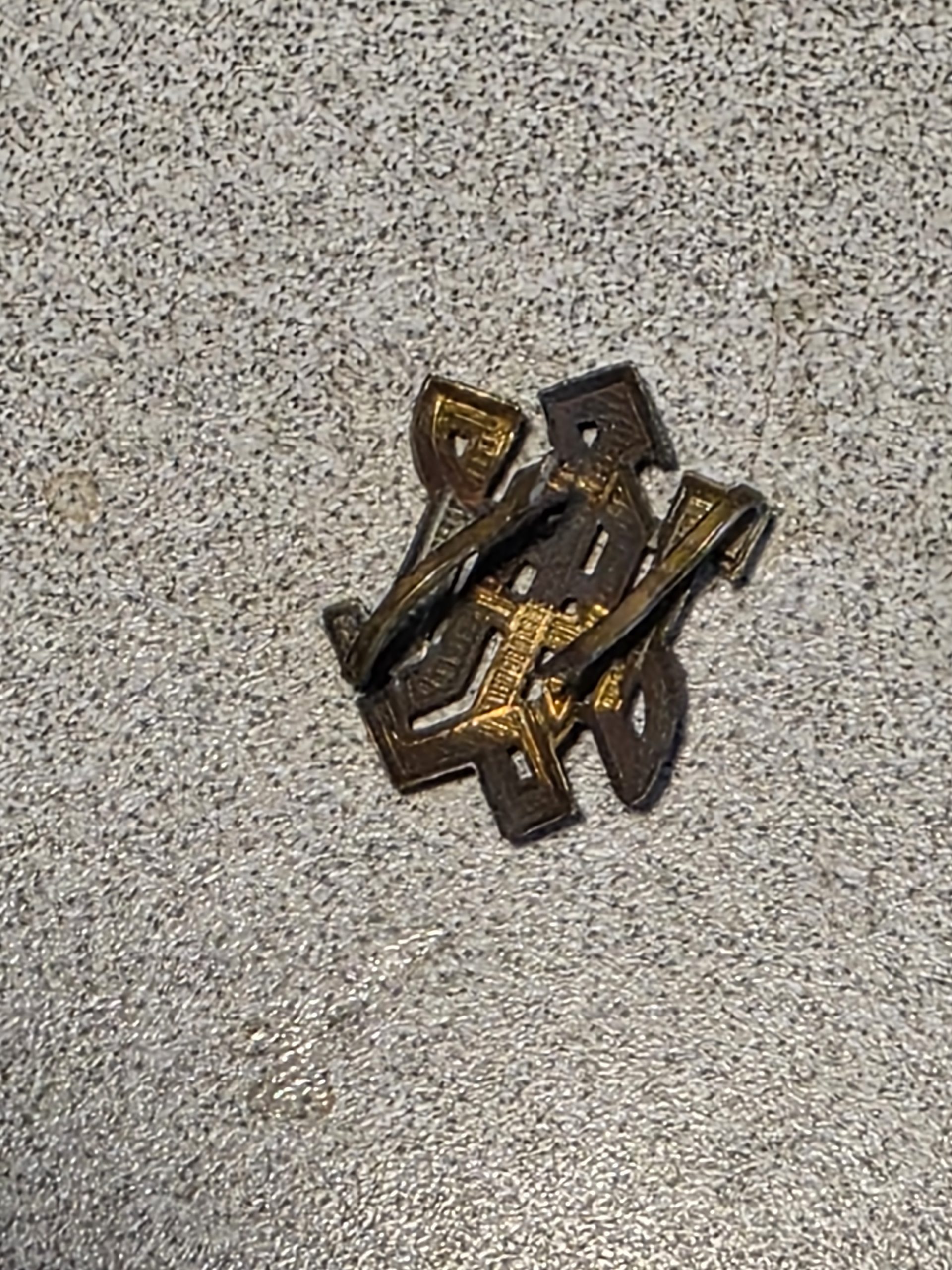 Authentic WW2 German LSSAH Shoulder Board Cipher - LAH Monogram Insignia - Rare Bodyguard Artifact - Image 9