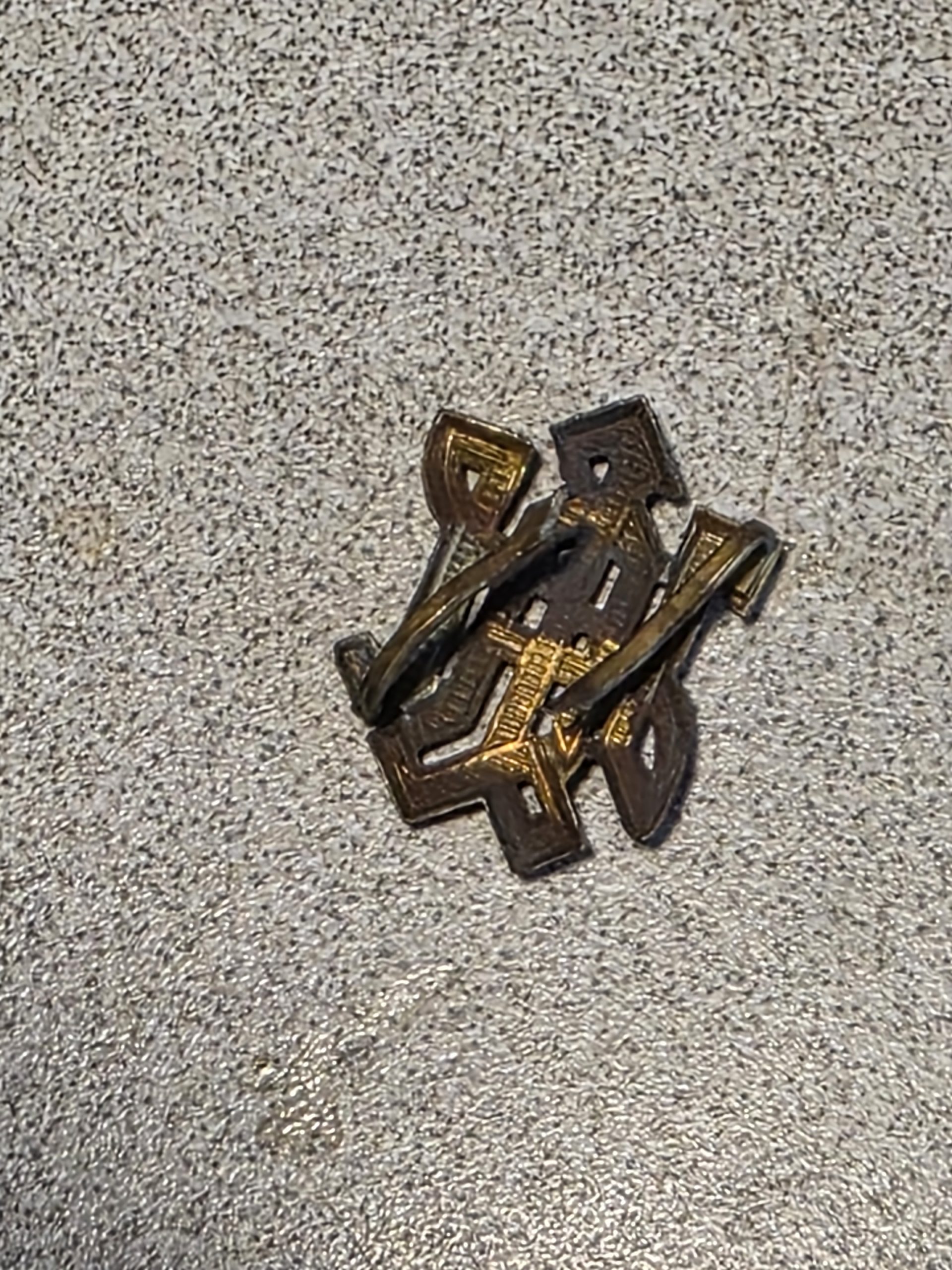 Authentic WW2 German LSSAH Shoulder Board Cipher - LAH Monogram Insignia - Rare Bodyguard Artifact - Image 10