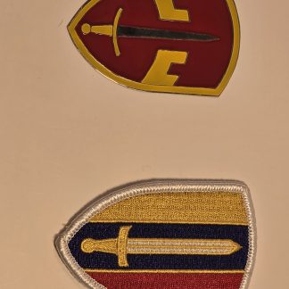 US Army Republic of Vietnam (USARV) Shoulder Patch - Sword & Colors Insignia